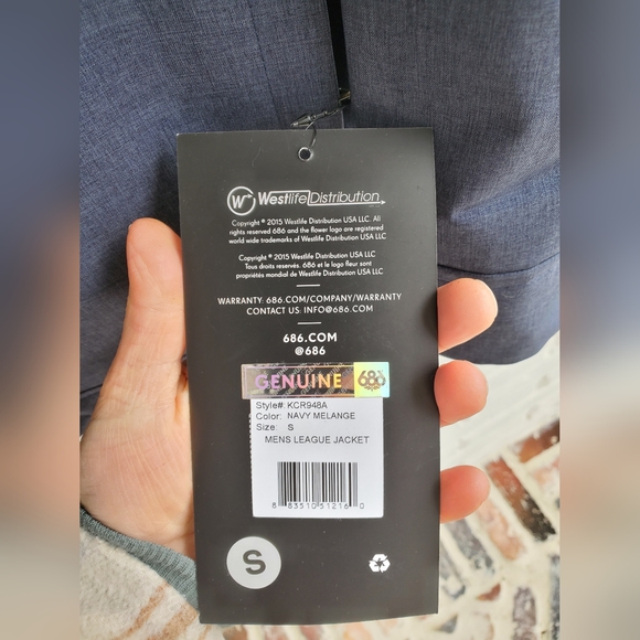 686 Prime Snowboard Ski ETEX  Jacket KCR947C Blue Waterproof Mens NWT SP M - Picture 3 of 13